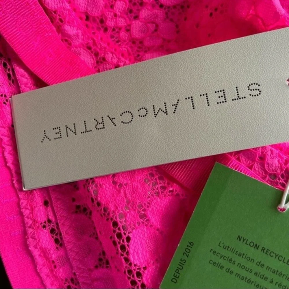 Stella McCartney Fuchsia Lace Bralette